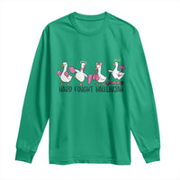 Hard Fought Hallelujah Long Sleeve Shirt Funny Christian Goose - Wonder Print Shop