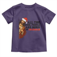 Funny December Birthday Toddler T Shirt All The Cool People are Born in December - Wonder Print Shop