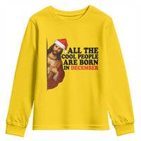 Funny December Birthday Youth Sweatshirt All The Cool People are Born in December - Wonder Print Shop