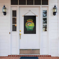 Funny Bass Fishing St Patricks Day Garden Flag Master Baiter