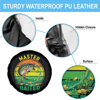 Funny Bass Fishing St Patricks Day Spare Tire Cover Master Baiter