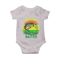 Funny Bass Fishing St Patricks Day Baby Onesie Master Baiter