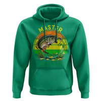 Funny Bass Fishing St Patricks Day Hoodie Master Baiter