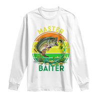 Funny Bass Fishing St Patricks Day Long Sleeve Shirt Master Baiter