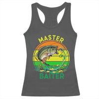 Funny Bass Fishing St Patricks Day Racerback Tank Top Master Baiter