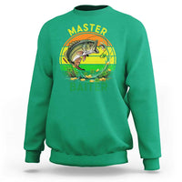 Funny Bass Fishing St Patricks Day Sweatshirt Master Baiter