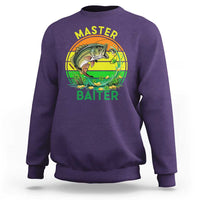 Funny Bass Fishing St Patricks Day Sweatshirt Master Baiter
