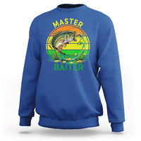 Funny Bass Fishing St Patricks Day Sweatshirt Master Baiter