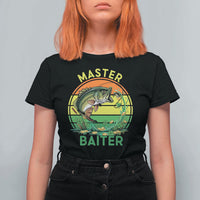 Funny Bass Fishing St Patricks Day T Shirt For Women Master Baiter