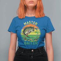 Funny Bass Fishing St Patricks Day T Shirt For Women Master Baiter
