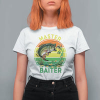 Funny Bass Fishing St Patricks Day T Shirt For Women Master Baiter