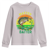 Funny Bass Fishing St Patricks Day Youth Sweatshirt Master Baiter
