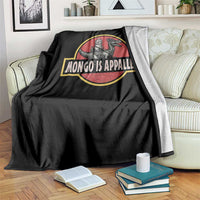 Retro Mongo is Appalled Throw Blanket Princess Donut and Mongo Book Lover