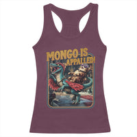 Mongo is Appalled Racerback Tank Top Vintage Princess Donut Riding Mongo