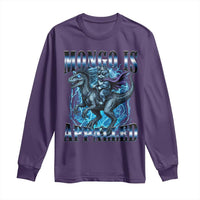 Mongo is Appalled Long Sleeve Shirt Funny Princess Donut Riding Mongo