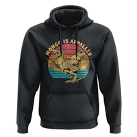 Mongo is Appalled Hoodie Vintage Princess Cat Riding Dinosaur