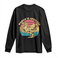 Mongo is Appalled Long Sleeve Shirt Vintage Princess Cat Riding Dinosaur