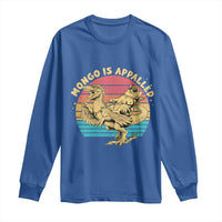 Mongo is Appalled Long Sleeve Shirt Vintage Princess Cat Riding Dinosaur