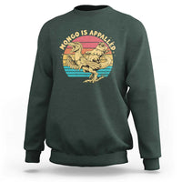 Mongo is Appalled Sweatshirt Vintage Princess Cat Riding Dinosaur