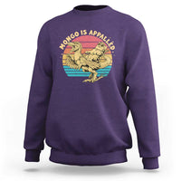 Mongo is Appalled Sweatshirt Vintage Princess Cat Riding Dinosaur