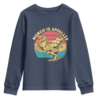 Mongo is Appalled Youth Sweatshirt Vintage Princess Cat Riding Dinosaur