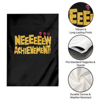 New Achievement Garden Flag Funny Sci-Fi Book Lover