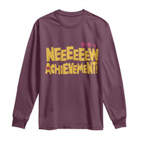 New Achievement Long Sleeve Shirt Funny Sci-Fi Book Lover