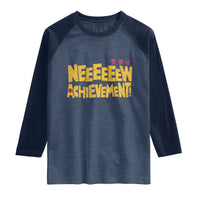 New Achievement Raglan Shirt Funny Sci-Fi Book Lover