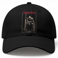 Tummy Hurts Baseball Cap Funny Medieval Knight Dark Meme
