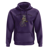 Off To Wranglin My Feral Grandkids Hoodie Funny Raccoon Grandpa Father's Day Gift