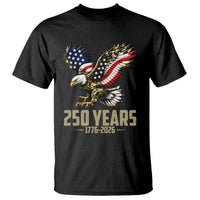 250 Years America Anniversary T Shirt Military Eagle American Flag Camo