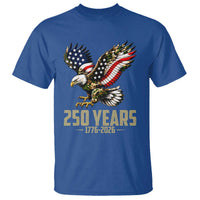 250 Years America Anniversary T Shirt Military Eagle American Flag Camo