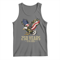 250 Years America Anniversary Tank Top Military Eagle American Flag Camo