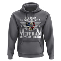 Military Family Veteran Support Hoodie My Papa US Veteran My Hero