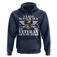 Military Family Veteran Support Hoodie My Papa US Veteran My Hero