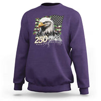 250 Years America Anniversary Sweatshirt Patriotic Bald Eagle Military Tactical American Flag Camo