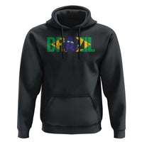 Brazil Brasil Flag Hoodie Vintage Distressed Brazil