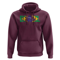 Brazil Brasil Flag Hoodie Vintage Distressed Brazil