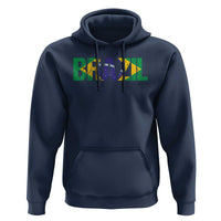 Brazil Brasil Flag Hoodie Vintage Distressed Brazil