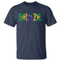 Brazil Brasil Flag T Shirt Vintage Distressed Brazil