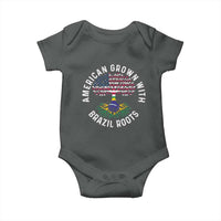 Brazilian Roots American Grown Tree Flag Baby Onesie