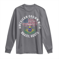 Brazilian Roots American Grown Tree Flag Long Sleeve Shirt