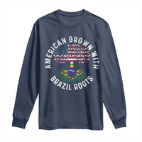 Brazilian Roots American Grown Tree Flag Long Sleeve Shirt
