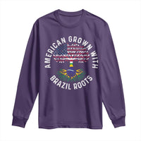 Brazilian Roots American Grown Tree Flag Long Sleeve Shirt