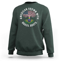 Brazilian Roots American Grown Tree Flag Sweatshirt