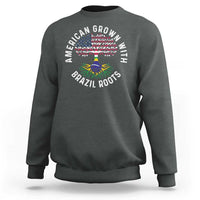 Brazilian Roots American Grown Tree Flag Sweatshirt