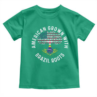 Brazilian Roots American Grown Tree Flag Toddler T Shirt