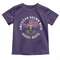 Brazilian Roots American Grown Tree Flag Toddler T Shirt