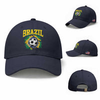 Brazil Soccer Fan Baseball Cap Brazilian Football Game Day Fan