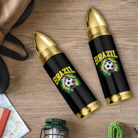 Brazil Soccer Fan Bullet Tumbler Brazilian Football Game Day Fan